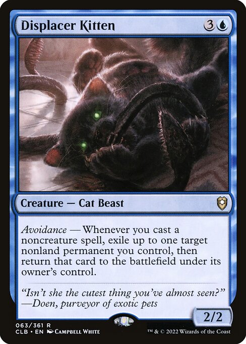 Displacer Kitten (63) - Commander Legends: Battle for Baldur's Gate - Game On