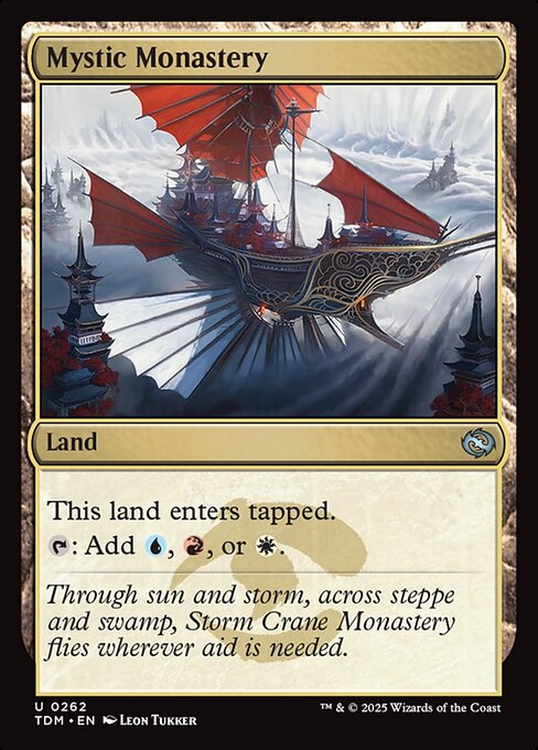 Mystic Monastery (262) (Foil) - Tarkir: Dragonstorm - Game On
