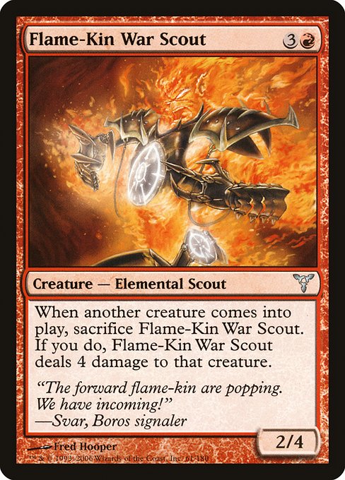Flame-Kin War Scout (61) (Foil) - Dissension - Game On