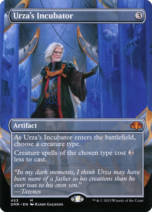 Urza's Incubator (453) - BORDERLESS - FULL ART - Dominaria Remastered - Game On