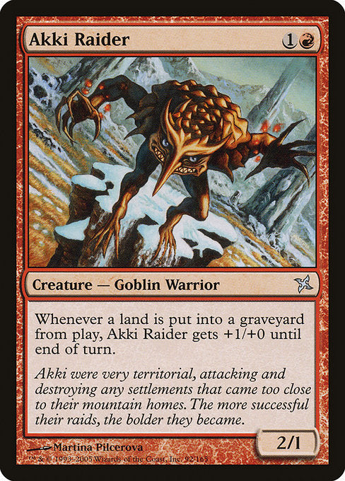 Akki Raider (92) (Foil) - Betrayers of Kamigawa - Game On