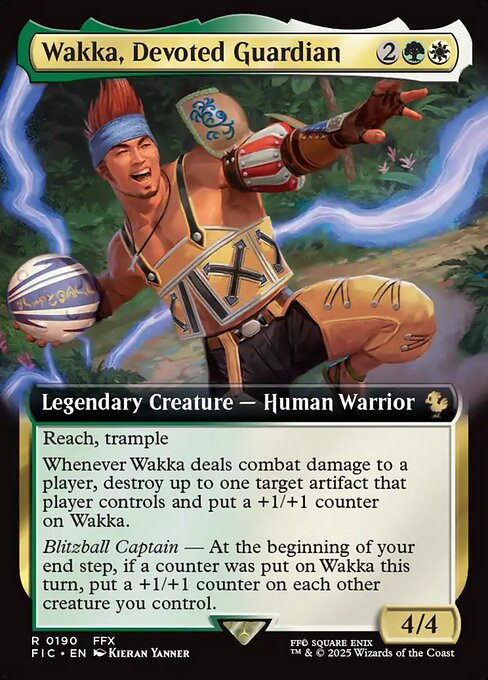 Wakka, Devoted Guardian (190) - EXTENDED ART - Final Fantasy Commander - Game On