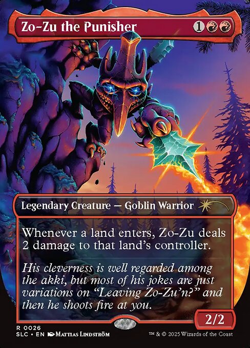 Zo-Zu the Punisher (26) - BORDERLESS - FULL ART - Secret Lair Countdown - Game On
