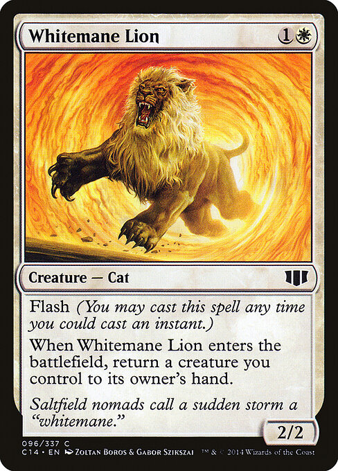 Whitemane Lion (96) - Commander 2014 - Game On