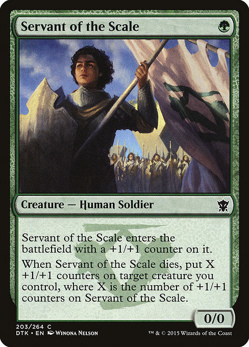 Servant of the Scale (203) (Foil) - Dragons of Tarkir - Game On