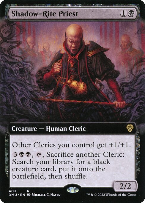 Shadow-Rite Priest (403) - EXTENDED ART (Foil) - Dominaria United - Game On