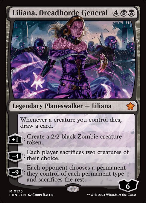Liliana, Dreadhorde General (176) - Foundations - Game On