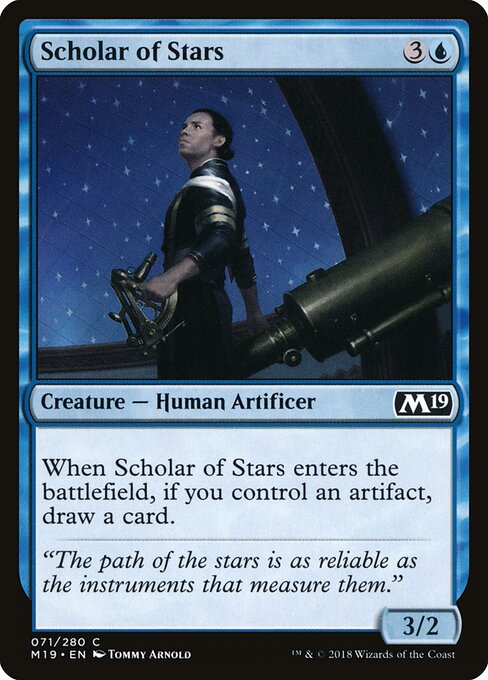 Scholar of Stars (71) - Core Set 2019 - Game On