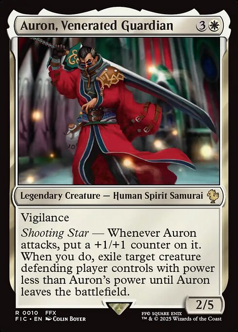 Auron, Venerated Guardian (10) - Final Fantasy Commander - Game On