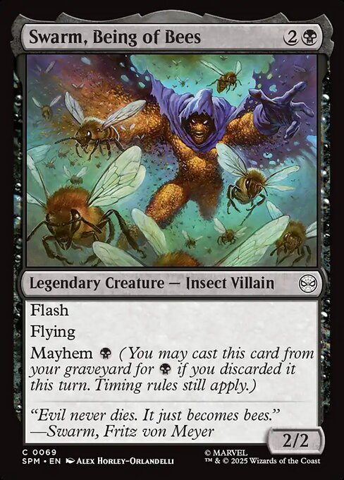 Swarm, Being of Bees (69) (Foil) - Marvel's Spider-Man - Game On