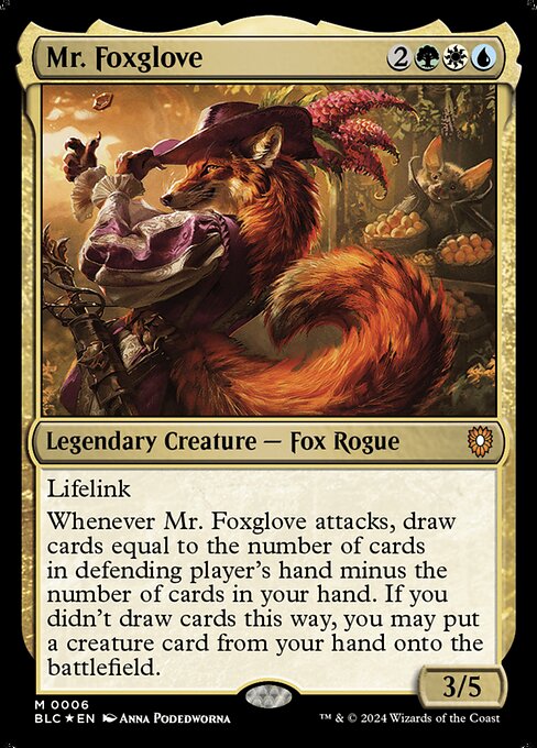 Mr. Foxglove (6) - Bloomburrow Commander - Game On