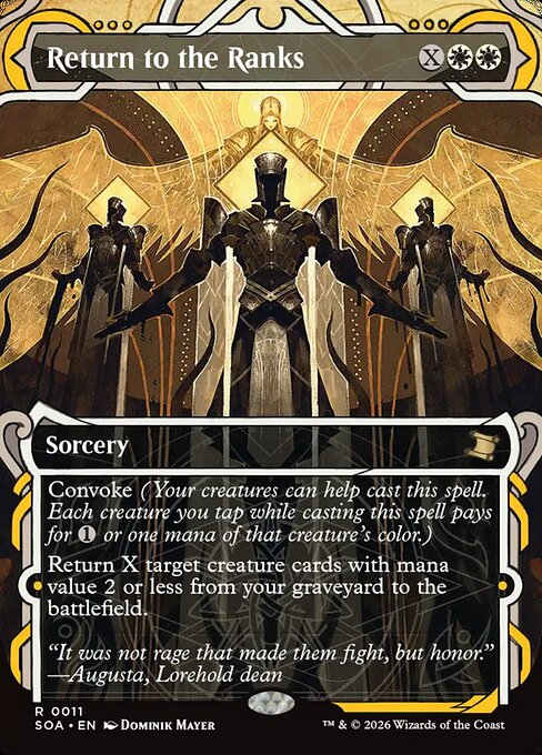Return to the Ranks (11) - BORDERLESS - Secrets of Strixhaven Mystical Archive - Game On