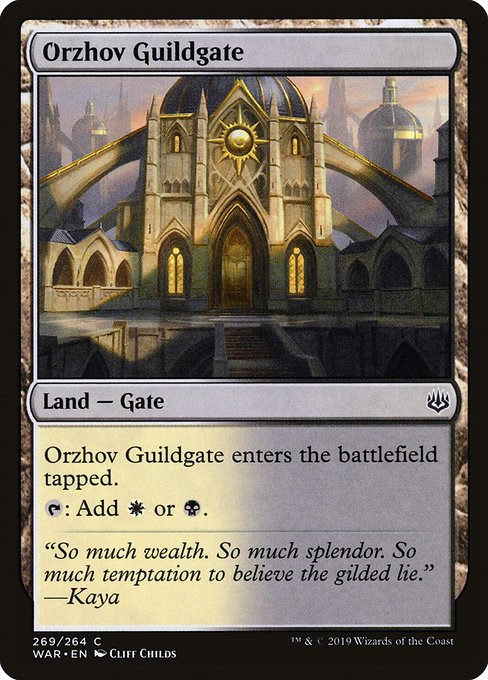 Orzhov Guildgate (269) - War of the Spark - Game On