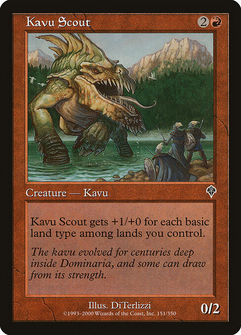 Kavu Scout (151) (Foil) - Invasion - Game On