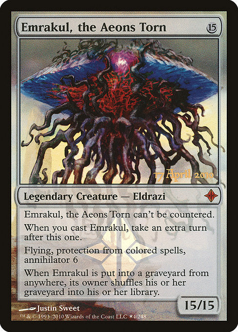 Emrakul, the Aeons Torn (4★) (Foil) - Rise of the Eldrazi Promos - Game On