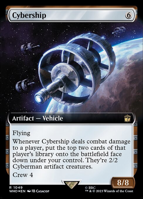 Cybership (1049) - EXTENDED ART (Foil) - Doctor Who - Game On