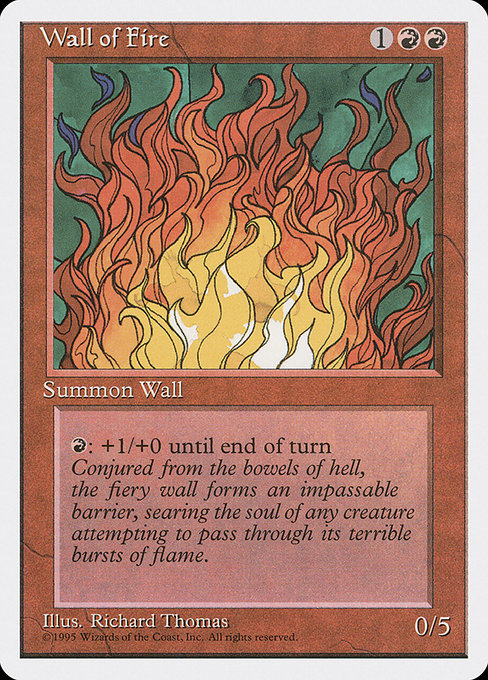 Wall of Fire (230) - Fourth Edition - Game On