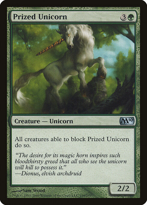 Prized Unicorn (199) - Magic 2010 - Game On