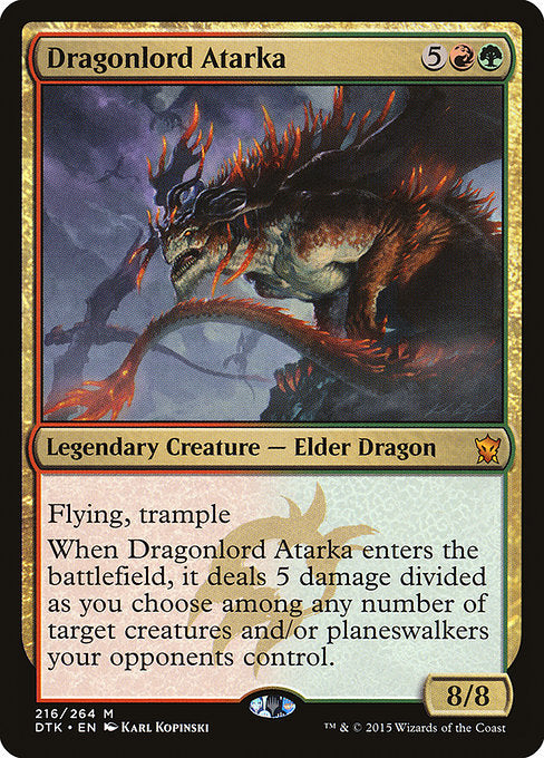 Dragonlord Atarka (216) - Dragons of Tarkir - Game On