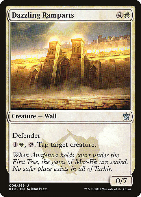 Dazzling Ramparts (6) (Foil) - Khans of Tarkir - Game On
