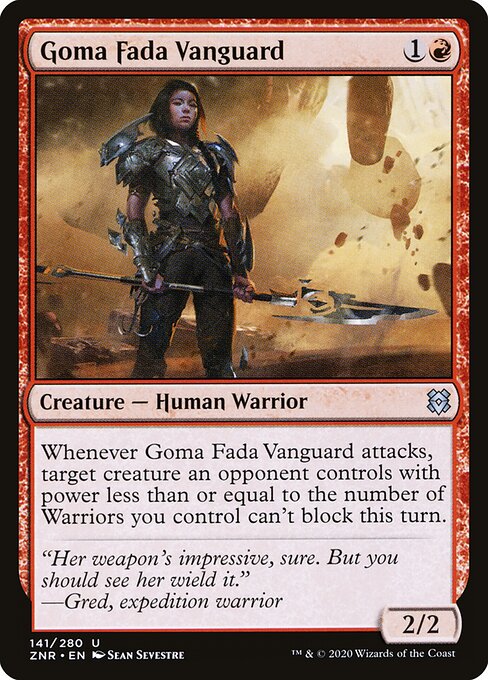 Goma Fada Vanguard (141) - Zendikar Rising - Game On