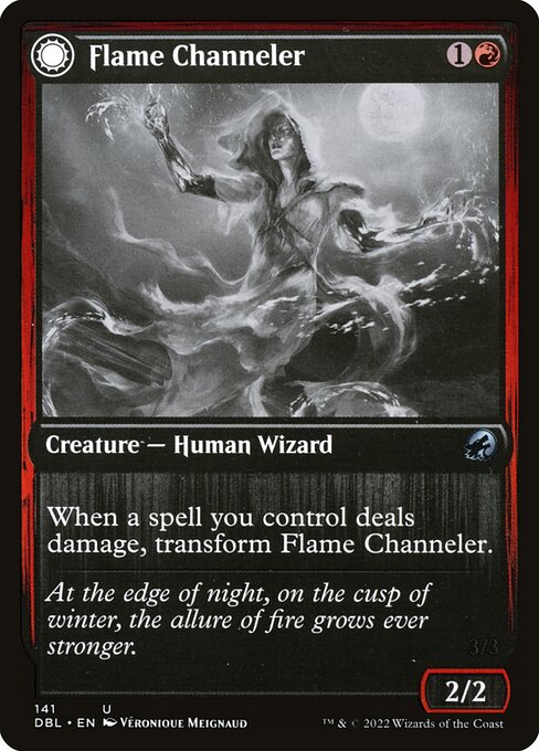 Flame Channeler // Embodiment of Flame (141) - Innistrad: Double Feature - Game On