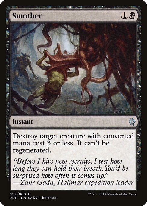 Smother (57) - Duel Decks: Zendikar vs. Eldrazi - Game On
