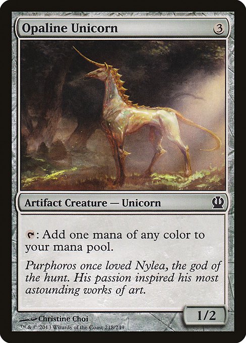 Opaline Unicorn (218) - Theros - Game On