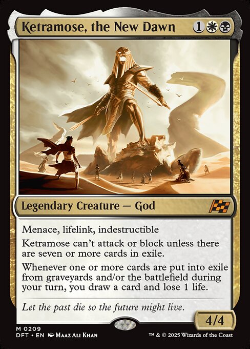 Ketramose, the New Dawn (209) (Foil) - Aetherdrift - Game On