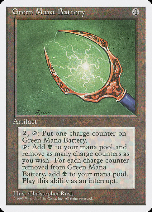 Green Mana Battery (323) - Fourth Edition - Game On