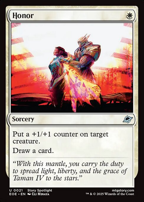Honor (21) (Foil) - Edge of Eternities - Game On