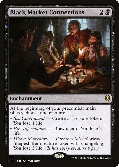 Black Market Connections (669) - Commander Legends: Battle for Baldur's Gate - Game On
