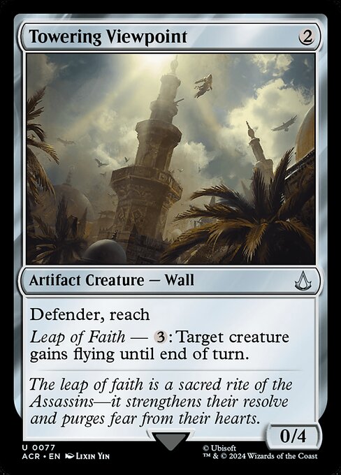 Towering Viewpoint (77) (Foil) - Assassin's Creed - Game On