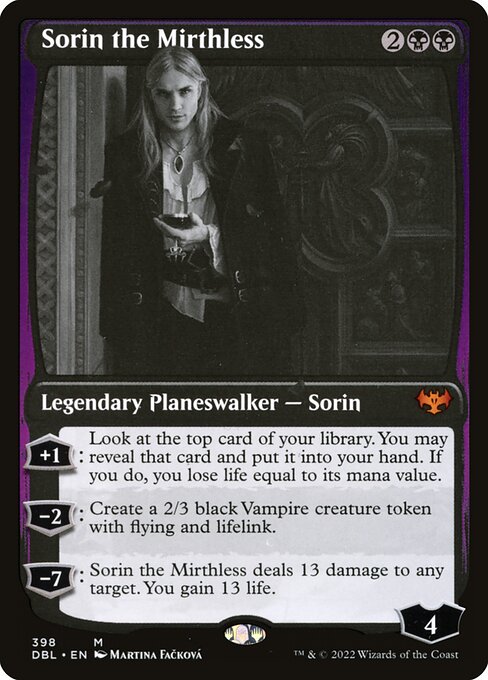 Sorin the Mirthless (398) - Innistrad: Double Feature - Game On