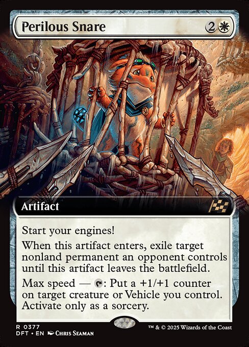 Perilous Snare (377) - EXTENDED ART - Aetherdrift - Game On