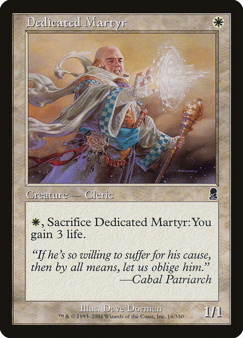 Dedicated Martyr (16) (Foil) - Odyssey - Game On
