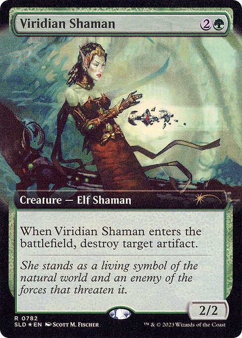 Viridian Shaman (782) - EXTENDED ART (Foil) - Secret Lair Drop - Game On