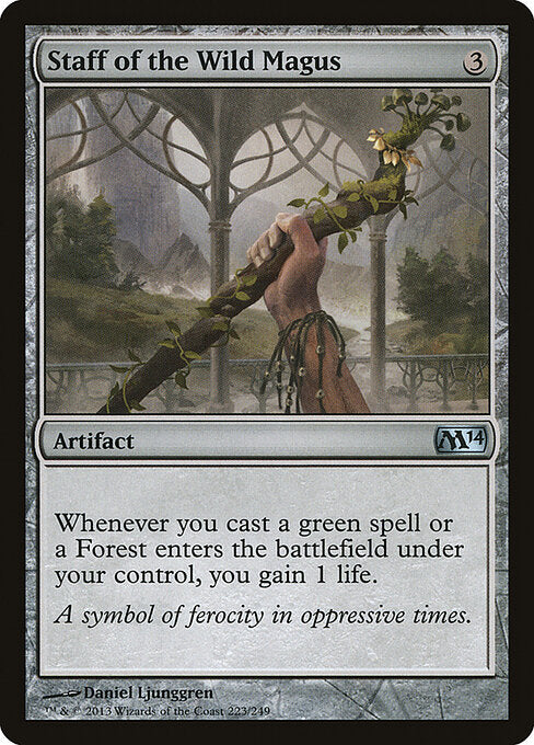 Staff of the Wild Magus (223) - Magic 2014 - Game On