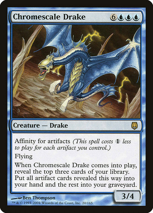 Chromescale Drake (20) - Darksteel - Game On