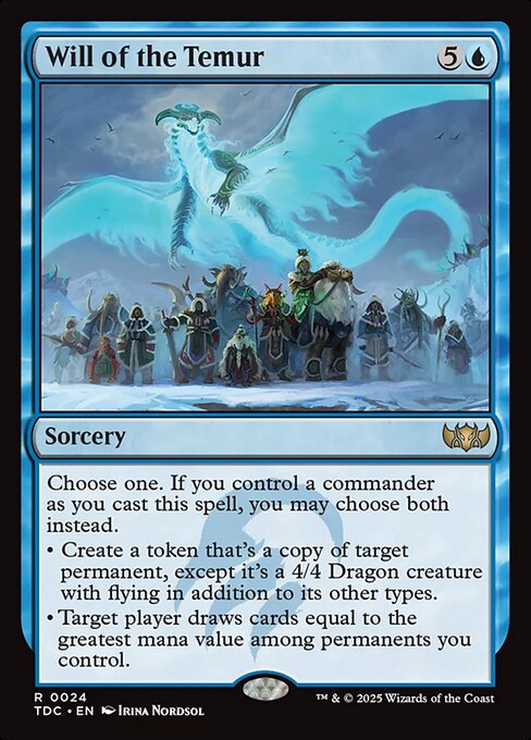 Will of the Temur (24) - Tarkir: Dragonstorm Commander - Game On