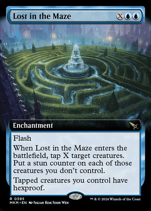 Lost in the Maze (395) - EXTENDED ART (Foil) - Murders at Karlov Manor - Game On