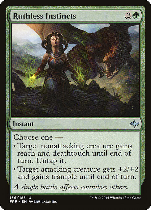 Ruthless Instincts (136) (Foil) - Fate Reforged - Game On
