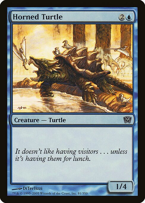 Horned Turtle (81★) - Ninth Edition - Game On