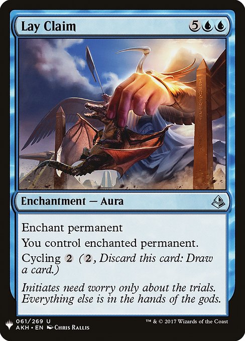Lay Claim (AKH-61) - The List - Game On