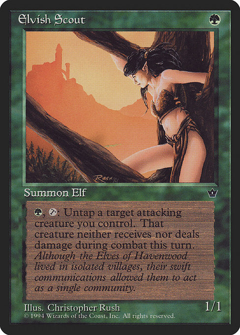 Elvish Scout (68c) - Fallen Empires - Game On