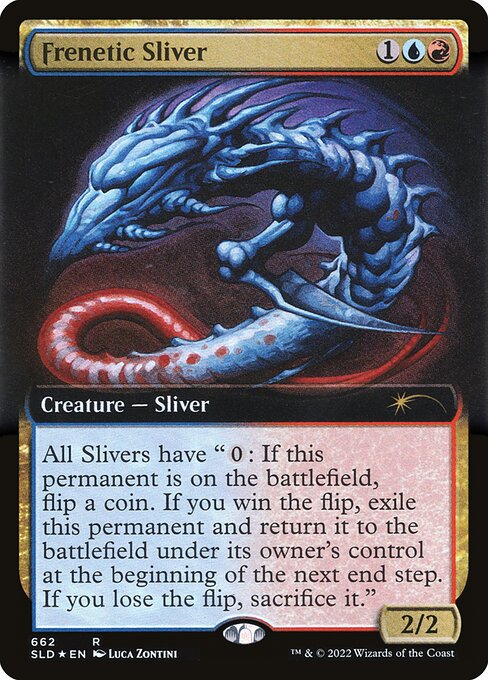 Frenetic Sliver (662) - EXTENDED ART (Foil) - Secret Lair Drop - Game On