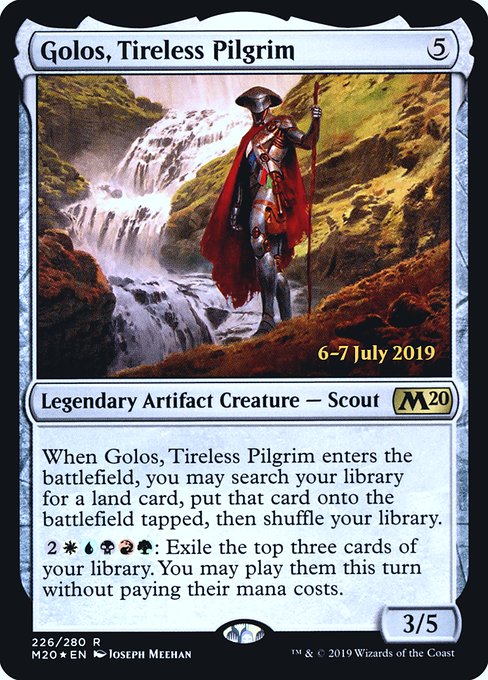 Golos, Tireless Pilgrim (226s) (Foil) - Core Set 2020 Promos - Game On