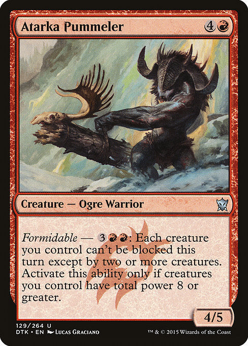Atarka Pummeler (129) (Foil) - Dragons of Tarkir - Game On
