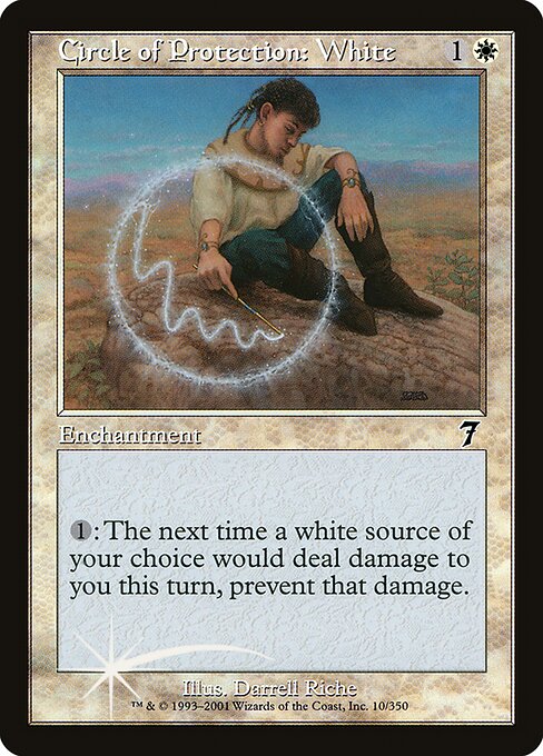 Circle of Protection: White (10★) - Seventh Edition - Game On