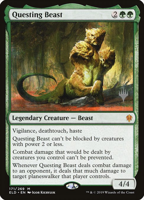 Questing Beast (171p) - Throne of Eldraine Promos - Game On